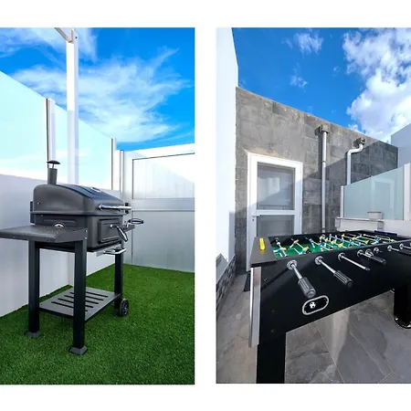 Cassia - Private Pool, Foosball, Bbq, Air-con And Sat Tv By Lanzarote 別荘 *